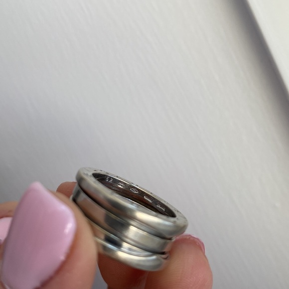 ‼️SOLD‼️Bulgari B Zero 1 Ring Three Band White Gold - Picture 4 of 9